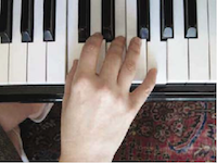 شکل دست به هنگام آکورد گیری